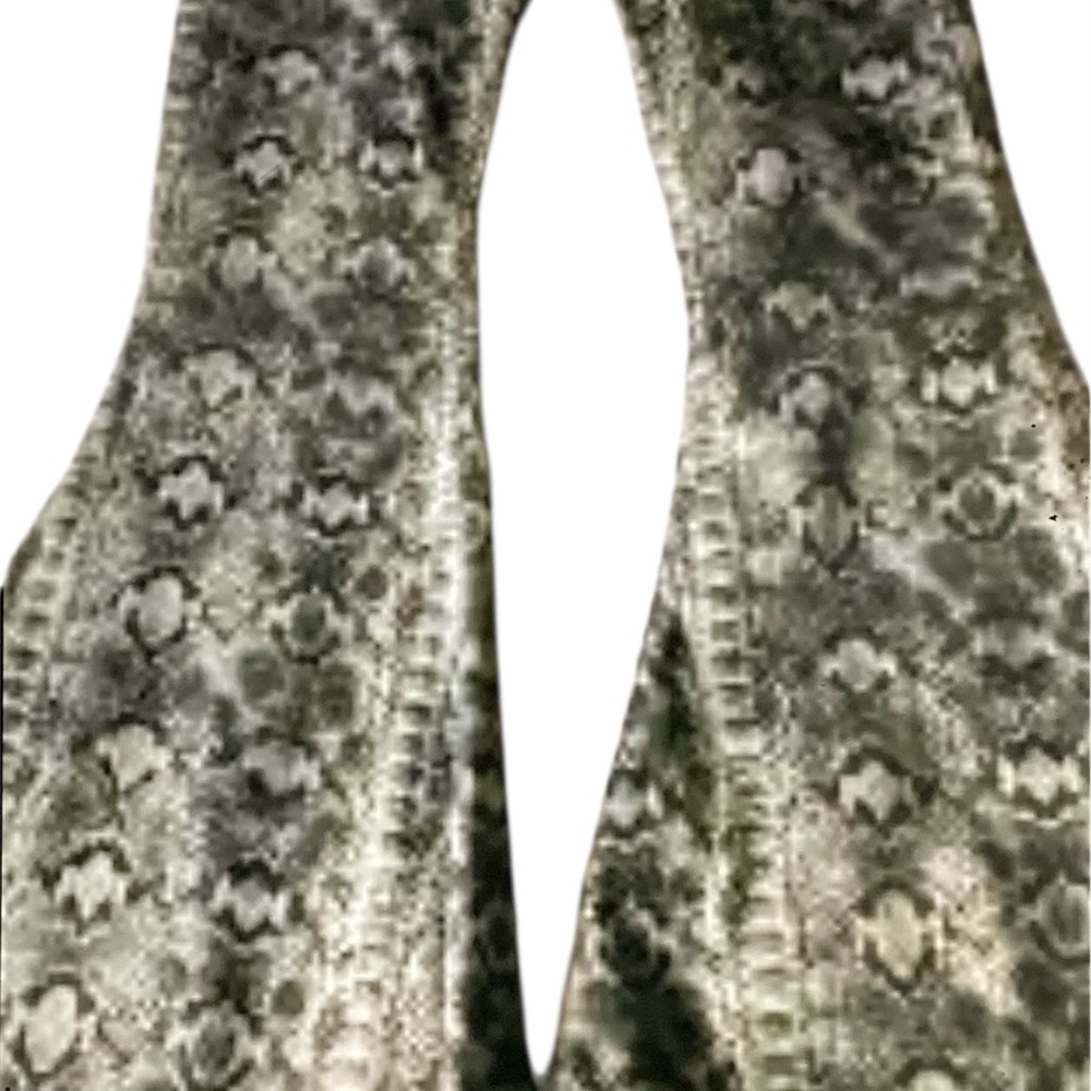 We the Free Extreme Flare Black Python Print Jean… - image 5